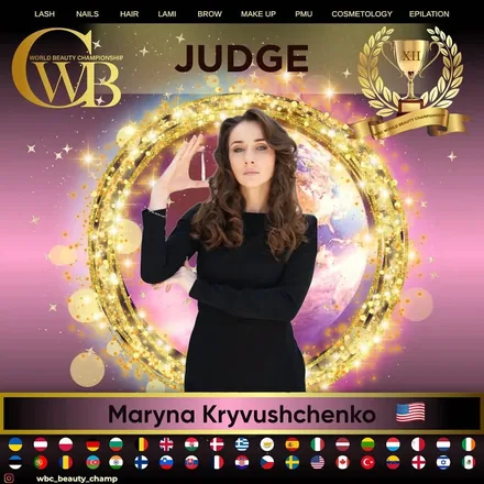 Maryna Kryvushchenko — WBC judge banner