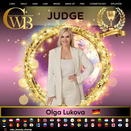 Olga Lukova — WBC judge banner