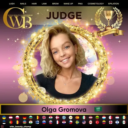 Olga Gromova — WBC judge banner