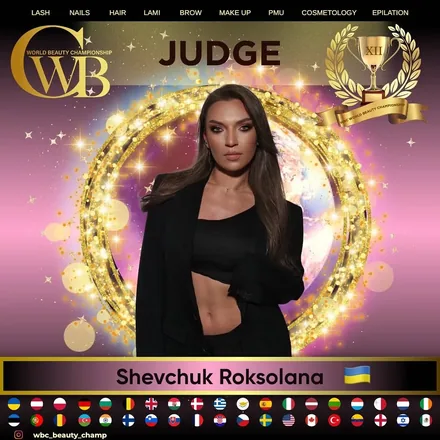 Shevchuk Roksolana — WBC judge banner