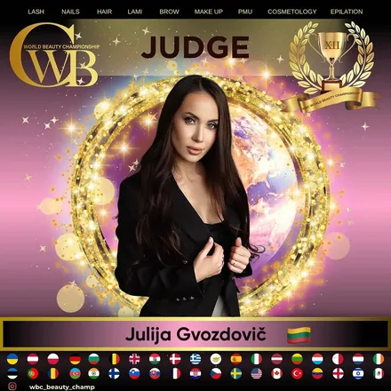Julija Gvozdovic — WBC judge banner