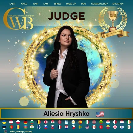 Aliesia Hryshko — WBC judge banner