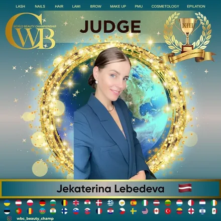 Jekaterina Lebedeva — WBC judge banner