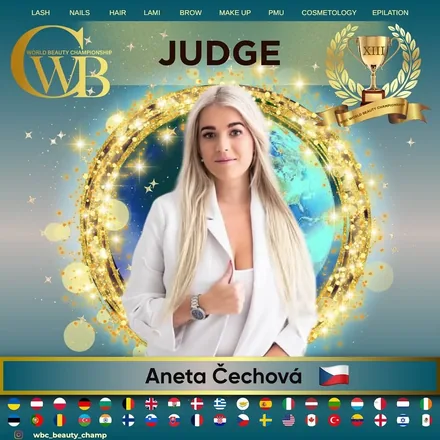Aneta Čechová — WBC judge banner