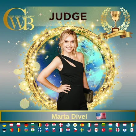 Marta Divel — WBC judge banner