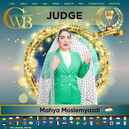 Mahya Moslemyazdi — WBC judge banner