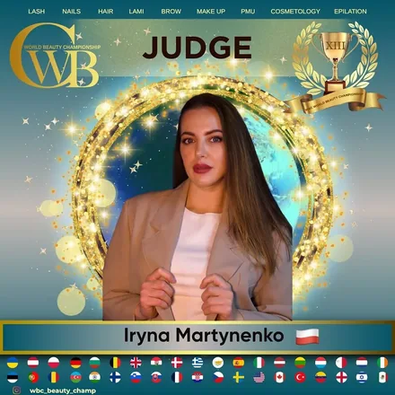 Iryna Martynenko — WBC judge banner