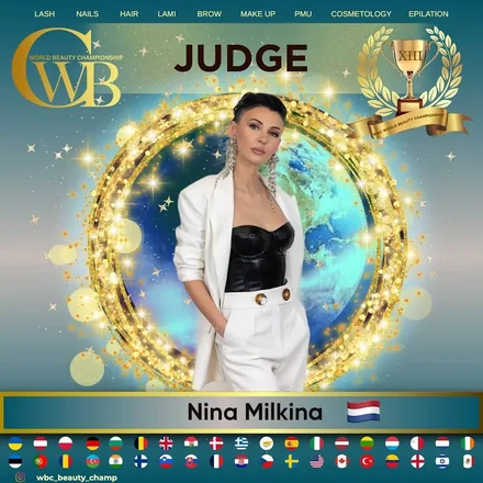 Nina Milkina — WBC judge banner