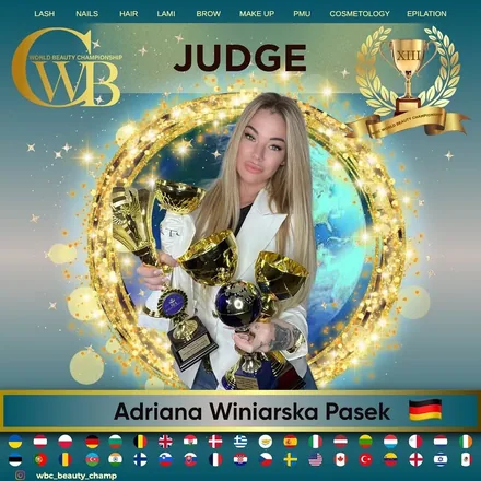 Adriana Winiarska Pasek — WBC judge banner