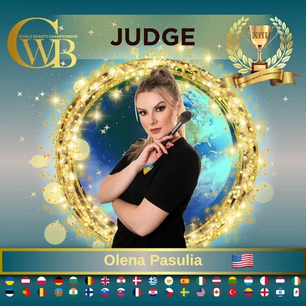 Olena Pasulia — WBC judge banner