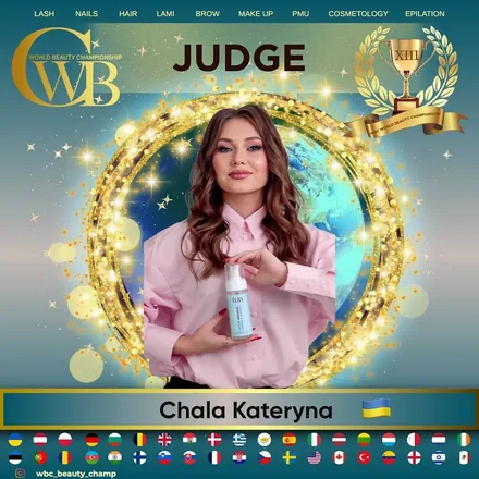 Chala Kateryna — WBC judge banner