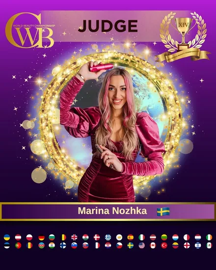 Marina Nozhka — WBC judge banner