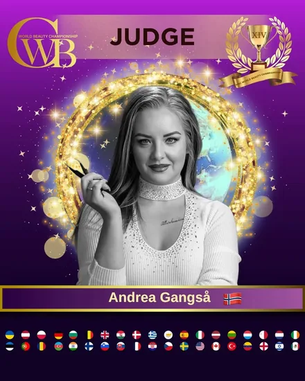 Andrea Gangså — WBC judge banner