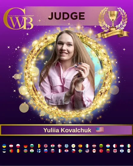 Yuliia Kovalchuk — WBC judge banner