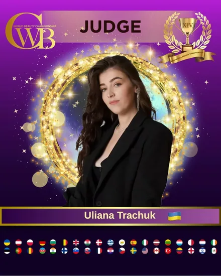 Uliana Trachuk — WBC judge banner
