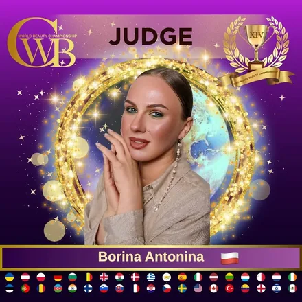 Antonina Borina — WBC judge banner