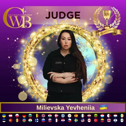 Milievska Yevheniia — WBC judge banner