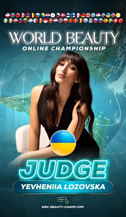 Yevheniia Lozovska — WBC judge banner