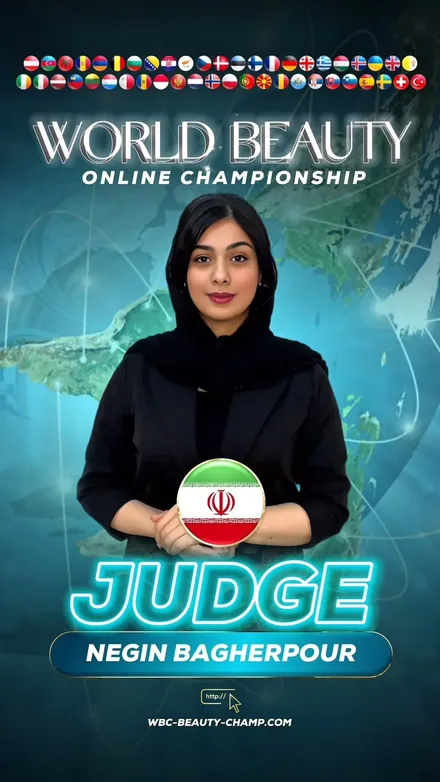 Negin Bagherpour — WBC judge banner
