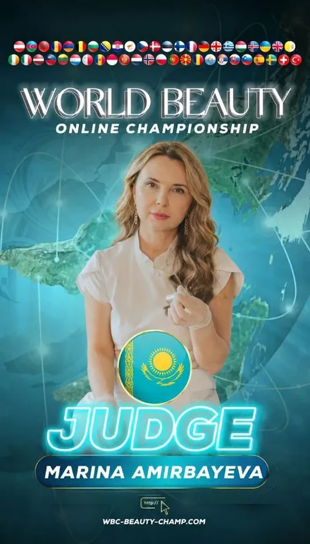 Marina Amirbayeva — WBC judge banner