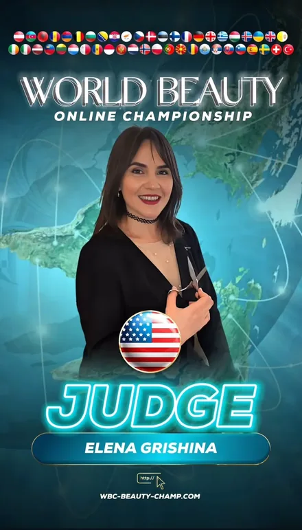 Elena Grishina — WBC judge banner