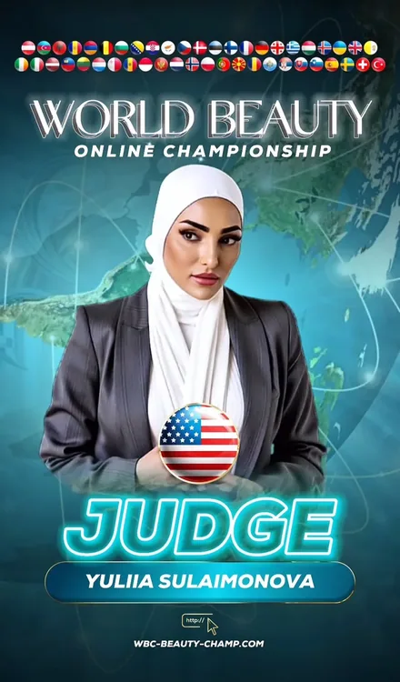 Yuliia Sulaimonova — WBC judge banner