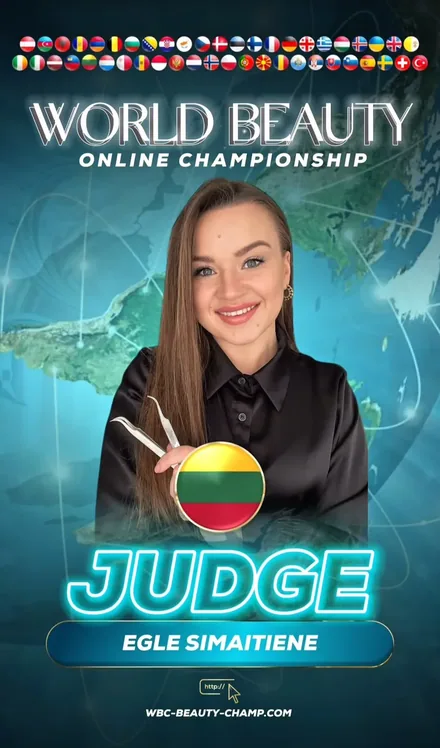 Egle Simaitiene — WBC judge banner