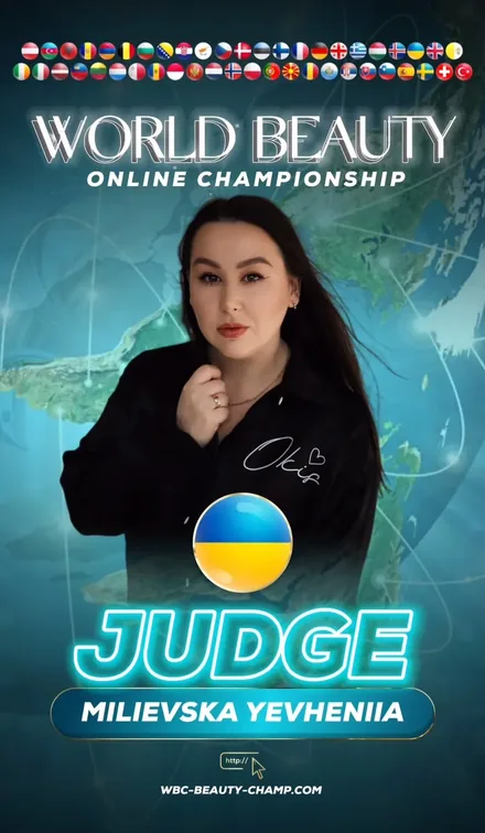 Milievska Yevheniia — WBC judge banner