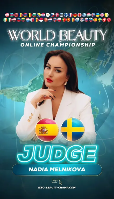 Nadia Melnikova — WBC judge banner
