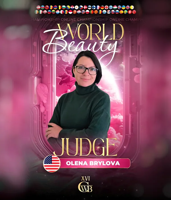 Olena Brylova — WBC judge banner