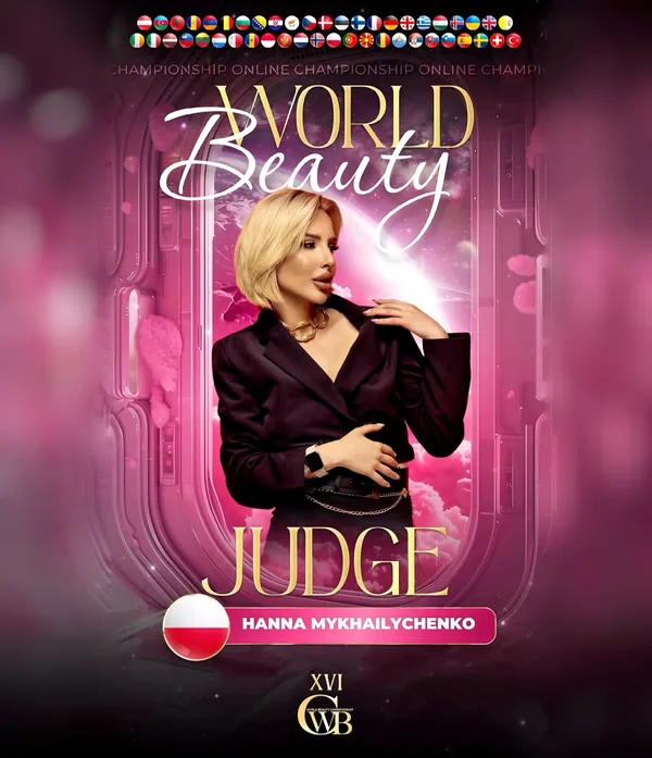 Hanna Mykhailychenko — WBC judge banner