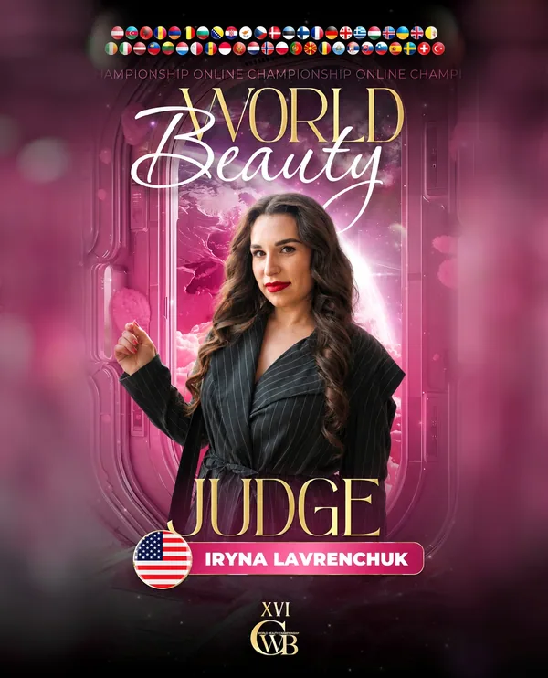 Iryna Lavrenchuk — WBC judge banner