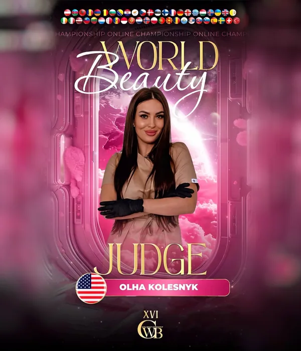 Olha Kolesnyk — WBC judge banner