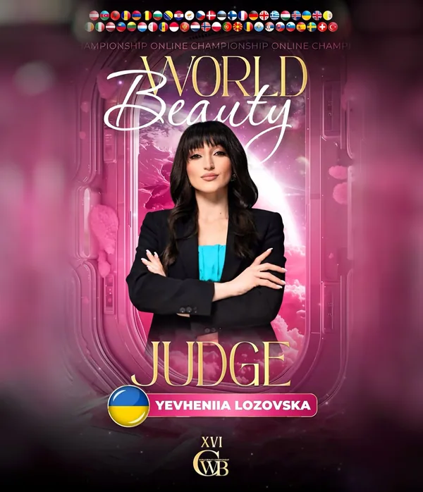 Yevheniia Lozovska — WBC judge banner