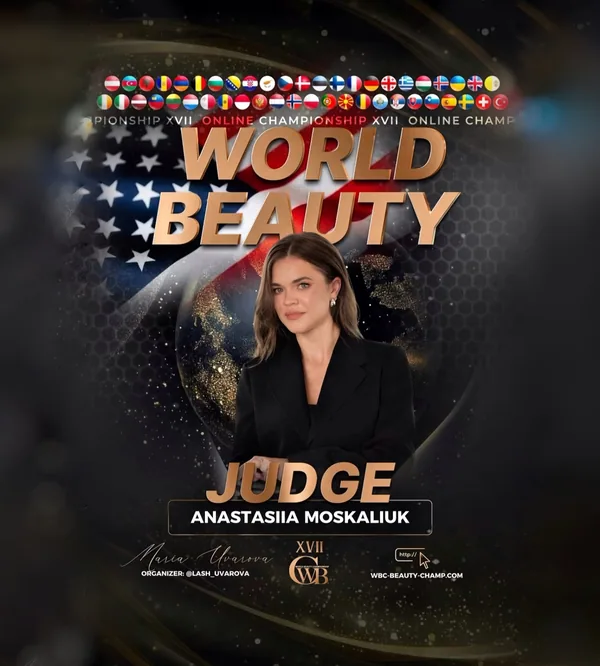 Anastasiia Moskaliuk — WBC judge banner