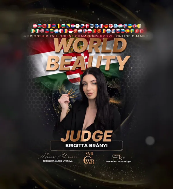 Brigitta Brányi — WBC judge banner