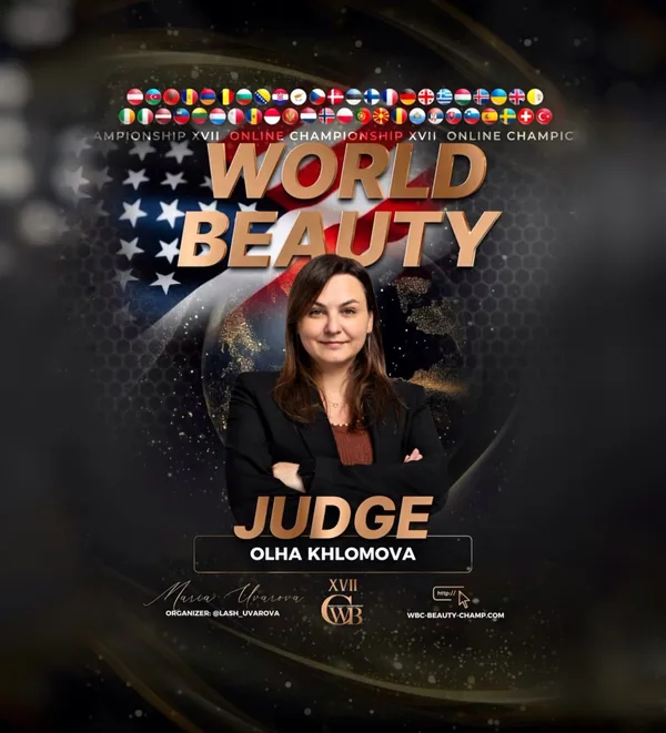 Olha Khlomova — WBC judge banner