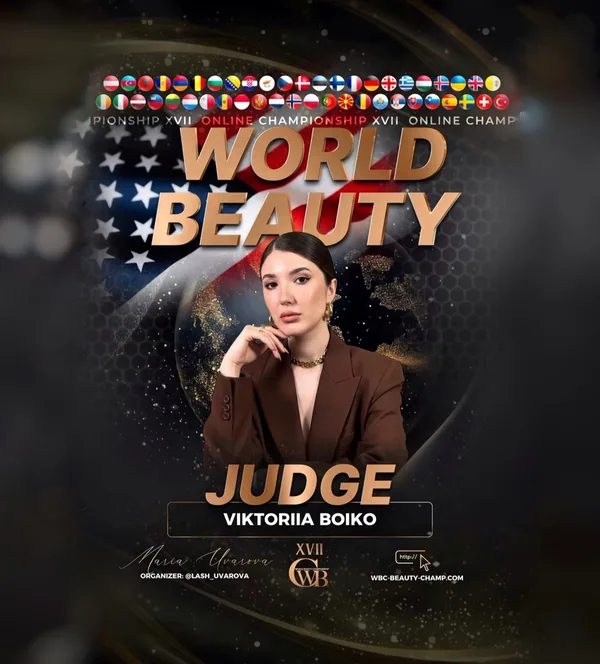 Viktoriia Boiko — WBC judge banner