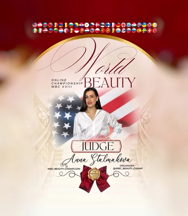 Anna Stalmakova — WBC judge banner