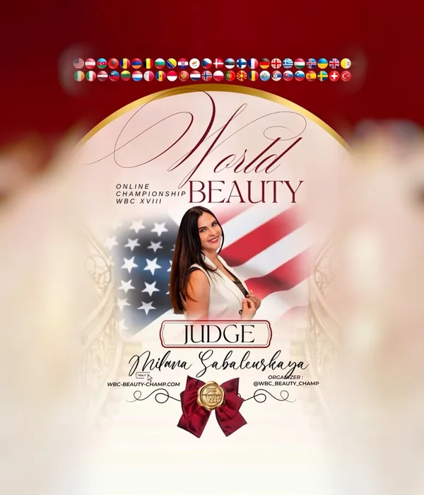 Milana Sabaleuskaya — WBC judge banner