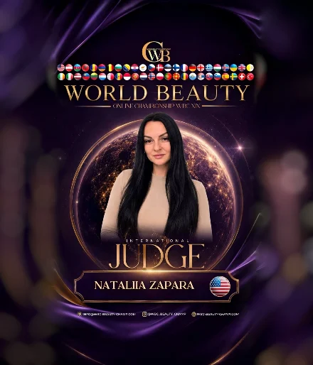 Nataliia Zapara — WBC judge banner