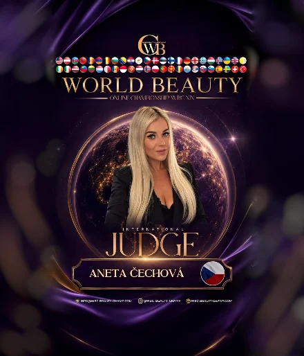 Aneta Čechová — WBC judge banner