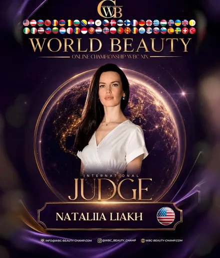 Nataliia Liakh — WBC judge banner