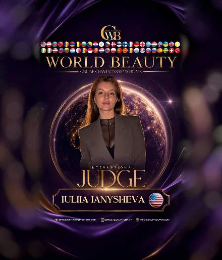 Iuliia Ianysheva — WBC judge banner