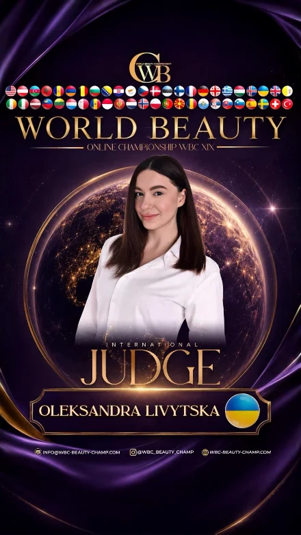 Oleksandra Livytska — WBC judge banner