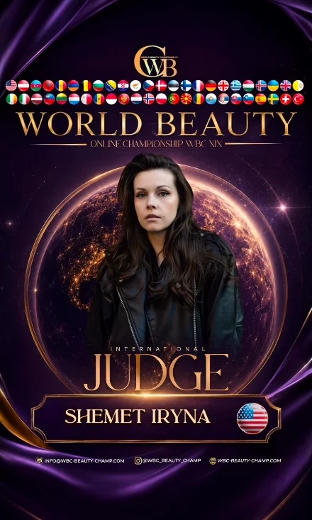 Iryna Shemet — WBC judge banner