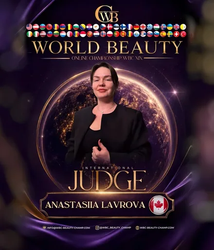 Anastasiia Lavrova — WBC judge banner