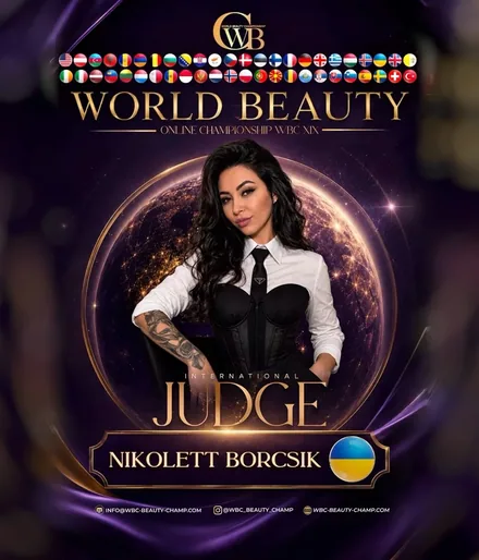 Nikolett Borcsik — WBC judge banner