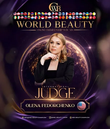 Olena Fedorchenko — WBC judge banner