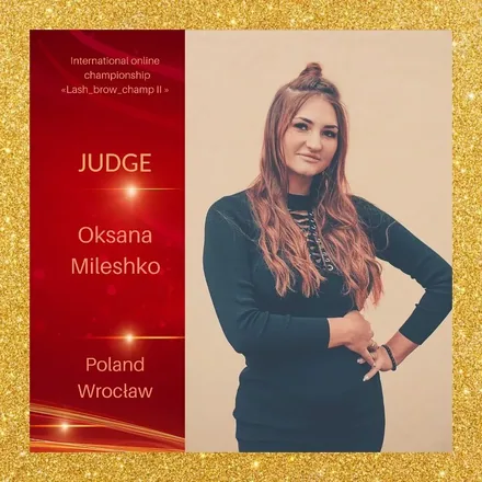 Oksana Mileshko — WBC judge banner